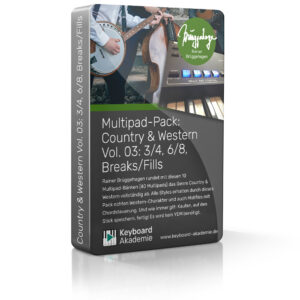 Multipad-Pack: Country & Western Vol. 03: 3/4, 6/8, Breaks/Fills [Digital]