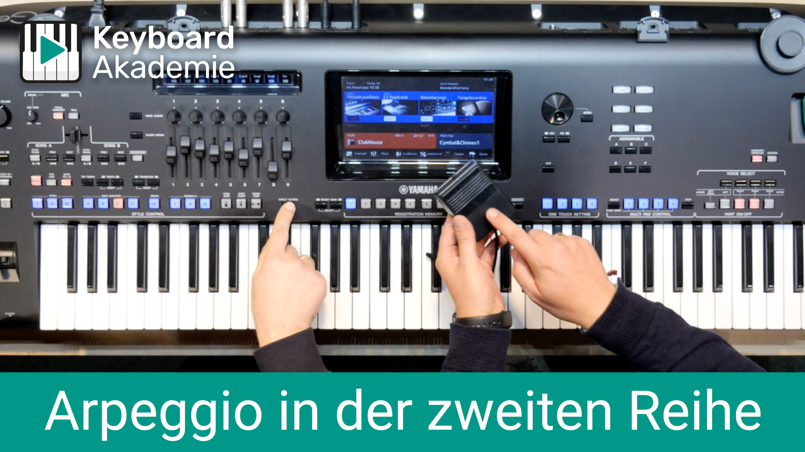 Arpeggio in der zweiten Reihe | Genos | Power-Tipp
