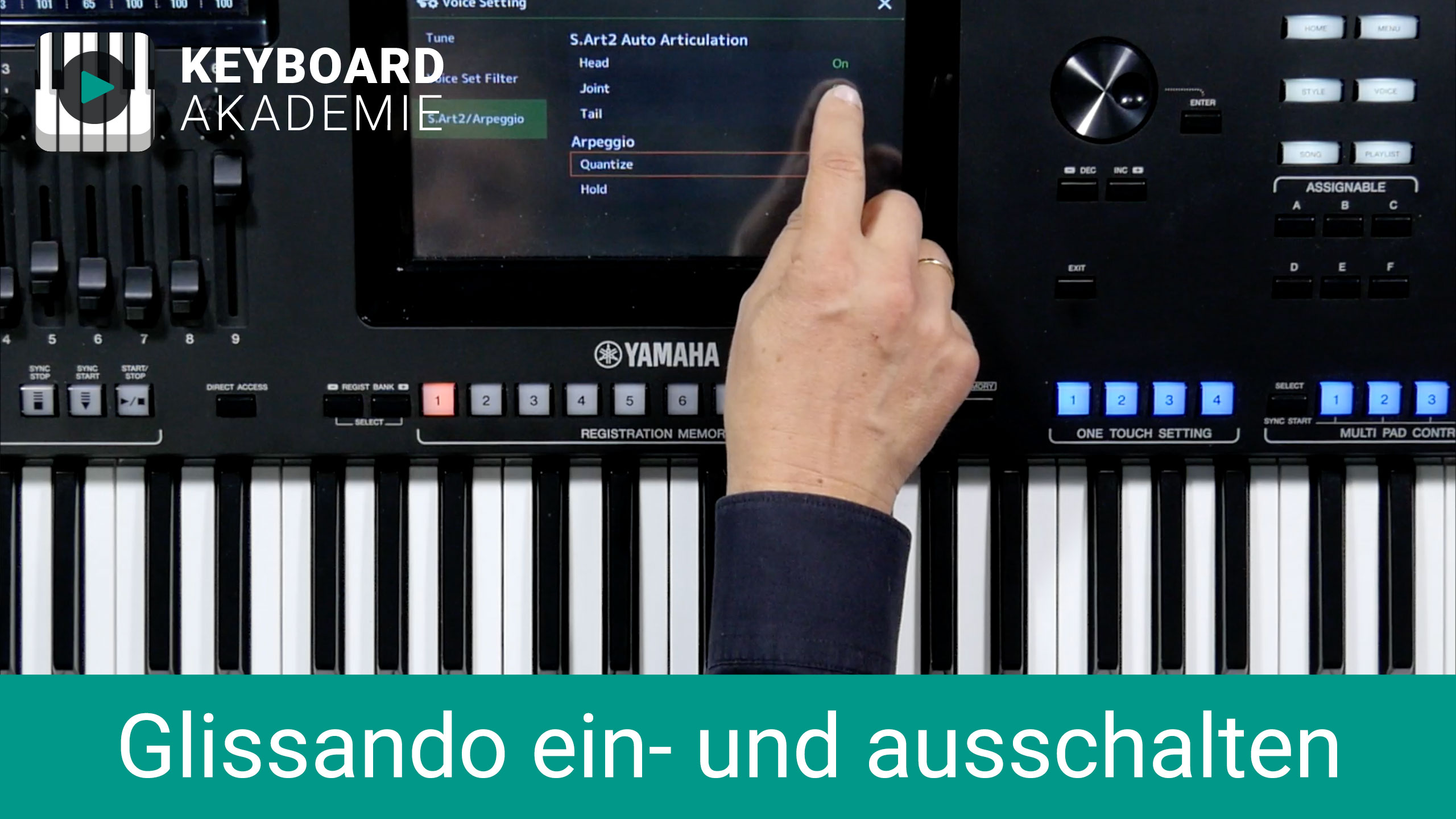 Glissando ein- und ausschalten | Genos, Tyros 4/5 | Power-Tipp