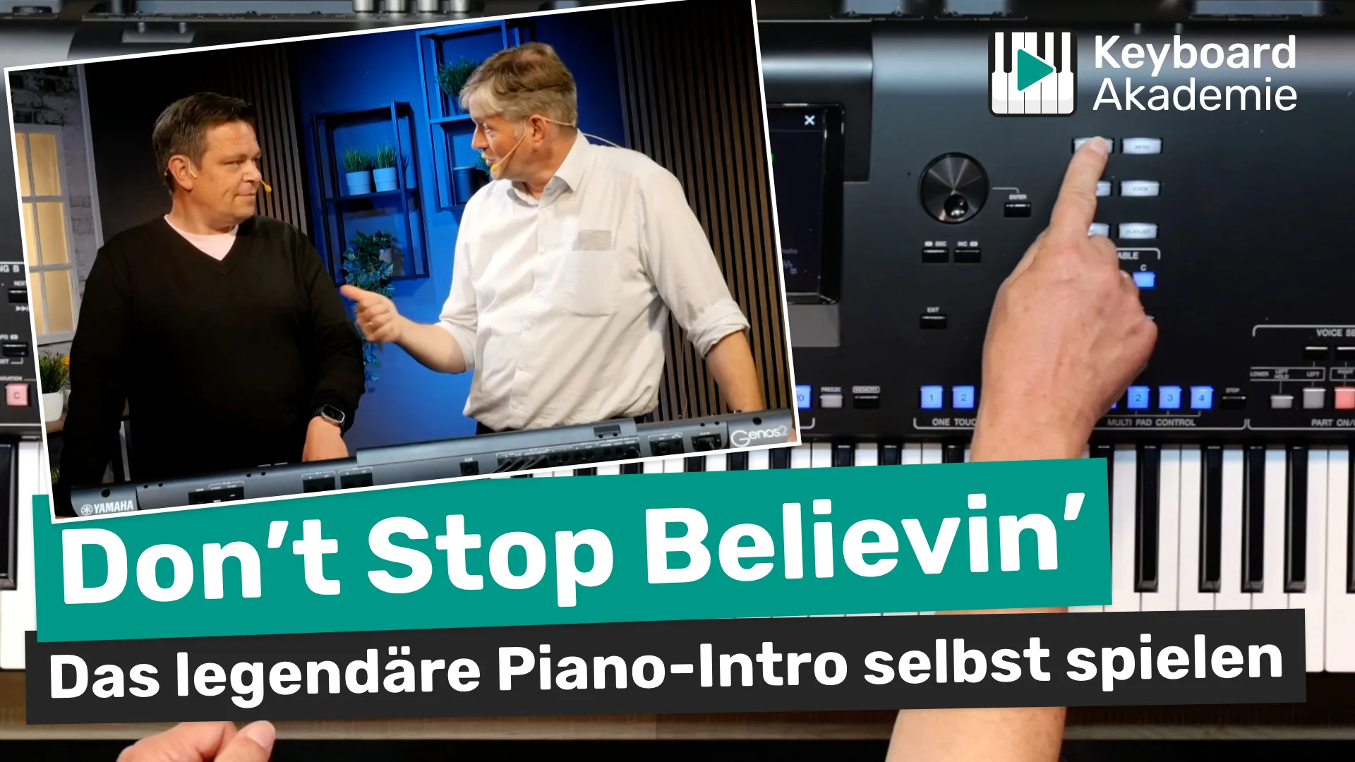 Don’t Stop Believin’: Das legendäre Piano-Intro selbst spielen – mit dickem Bass! 🎸