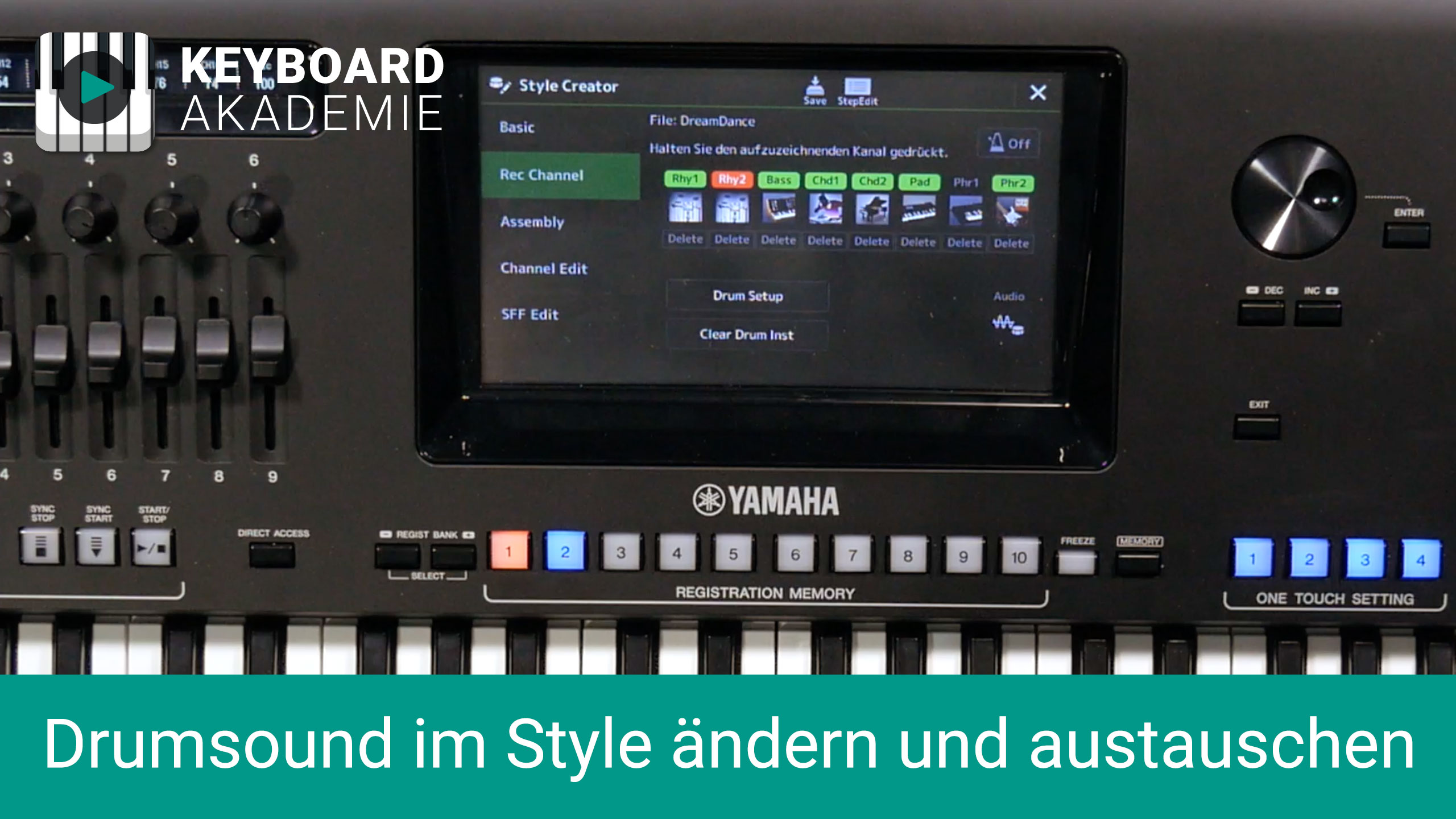 Den Drumssound im Style ändern und austauschen | Genos | Power-Tipp