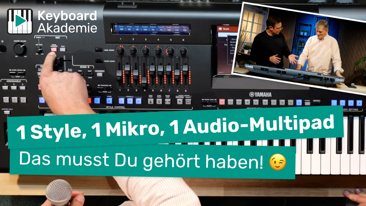 Ein neuer Style, ein Mikro und ein Audio-Multipad – das musst Du gehört haben! 😉
