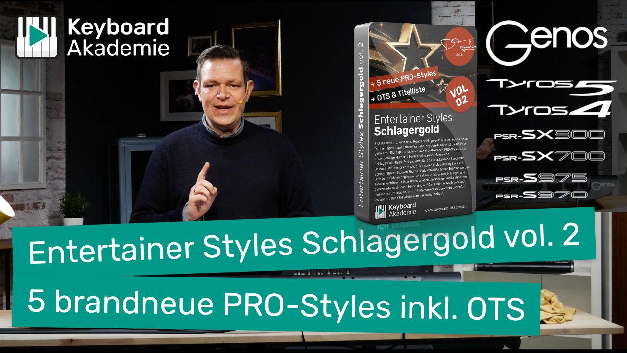 ⭐️ ⭐️ Entertainer Styles Schlagergold vol. 2 ⭐️ ⭐️ 5 brandneue PRO-Styles inklusive OTS