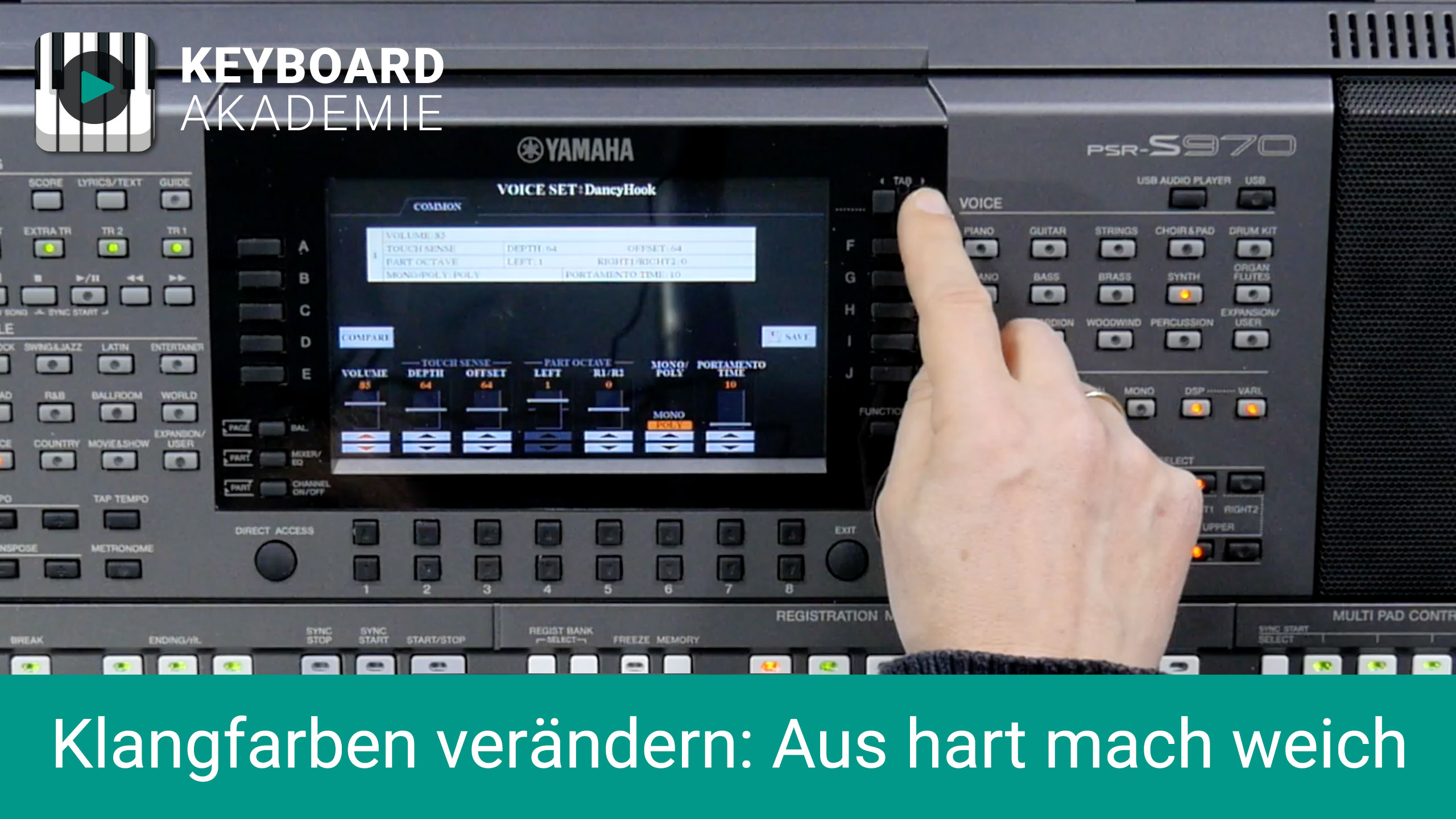 Klangfarben verändern: Aus hart mach weich | Power-Tipp | PSR S770 S970 S975