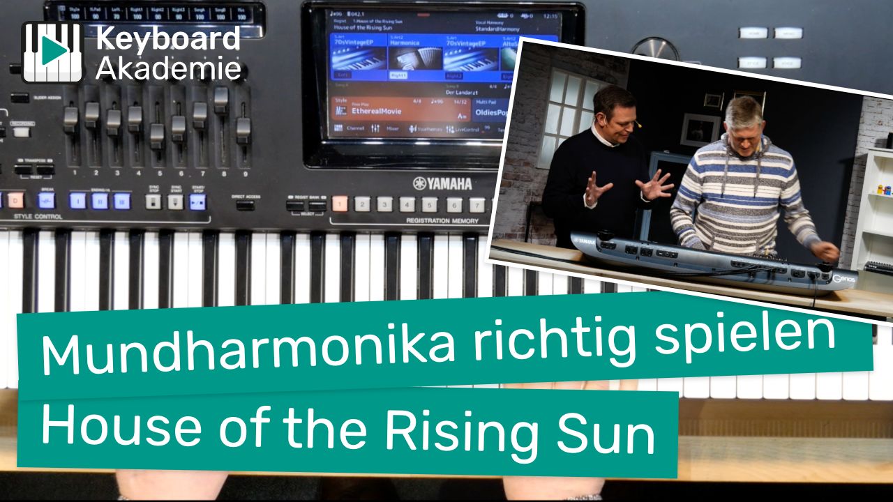 Die Mundharmonika richtig spielen: House of the Rising Sun | Power-Tipp | Keyboard Tutorial