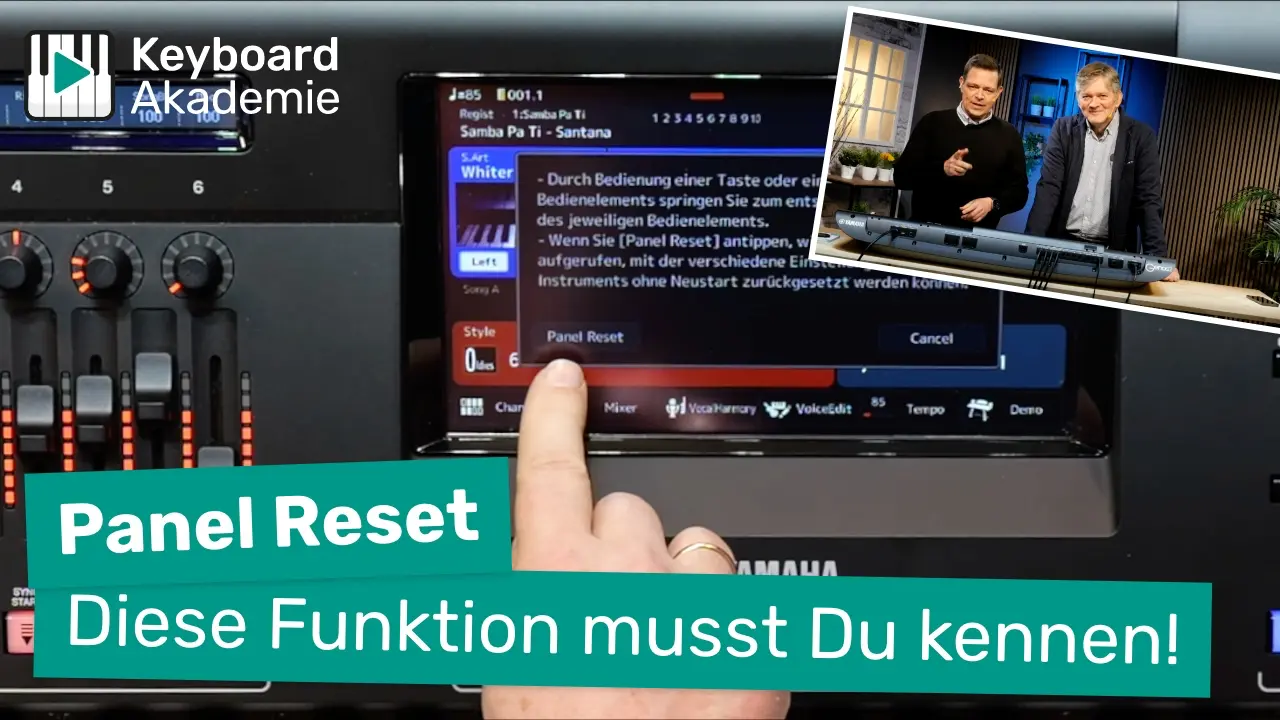 Panel Reset im Genos2– diese Funktion musst Du kennen!
