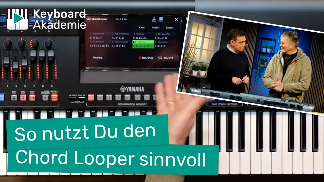 Die neuen Presets im Chord Looper des Genos2