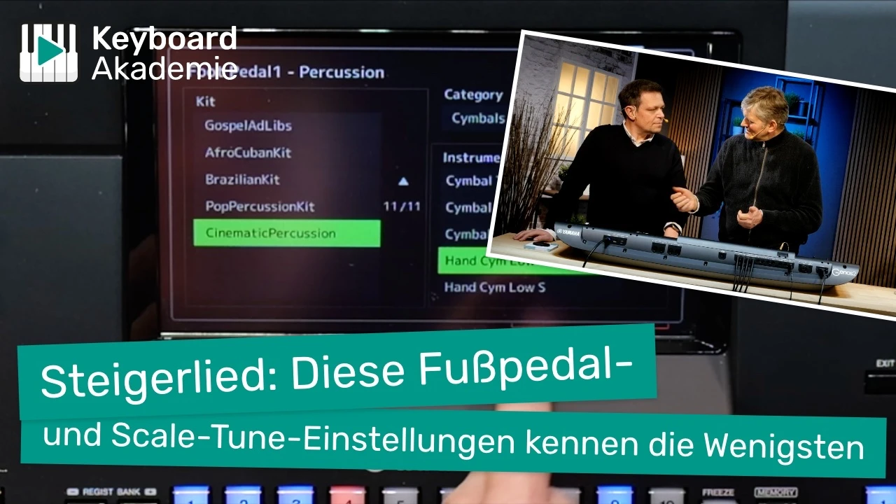 Steigerlied: Diese Fußpedal- und Scale-Tune-Einstellungen kennen die Wenigsten