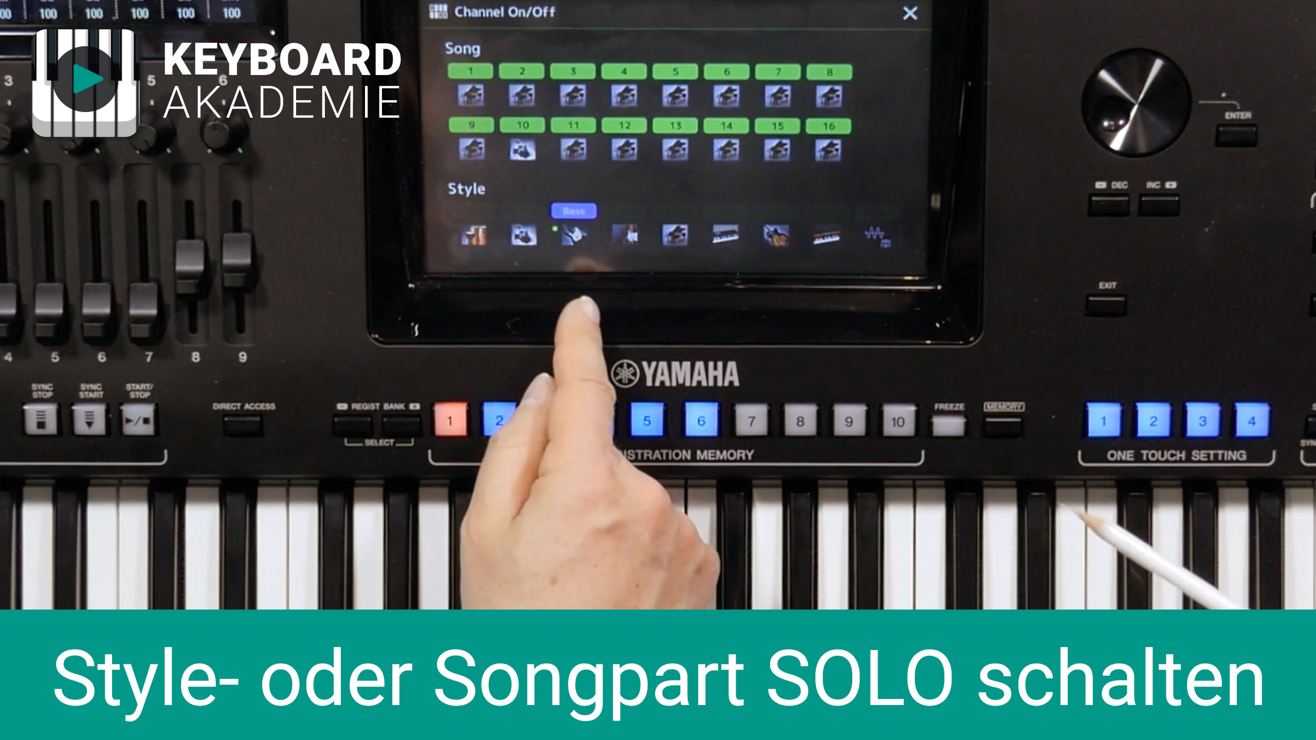 Einen Style- oder Songpart schnell SOLO schalten | Power-Tipp