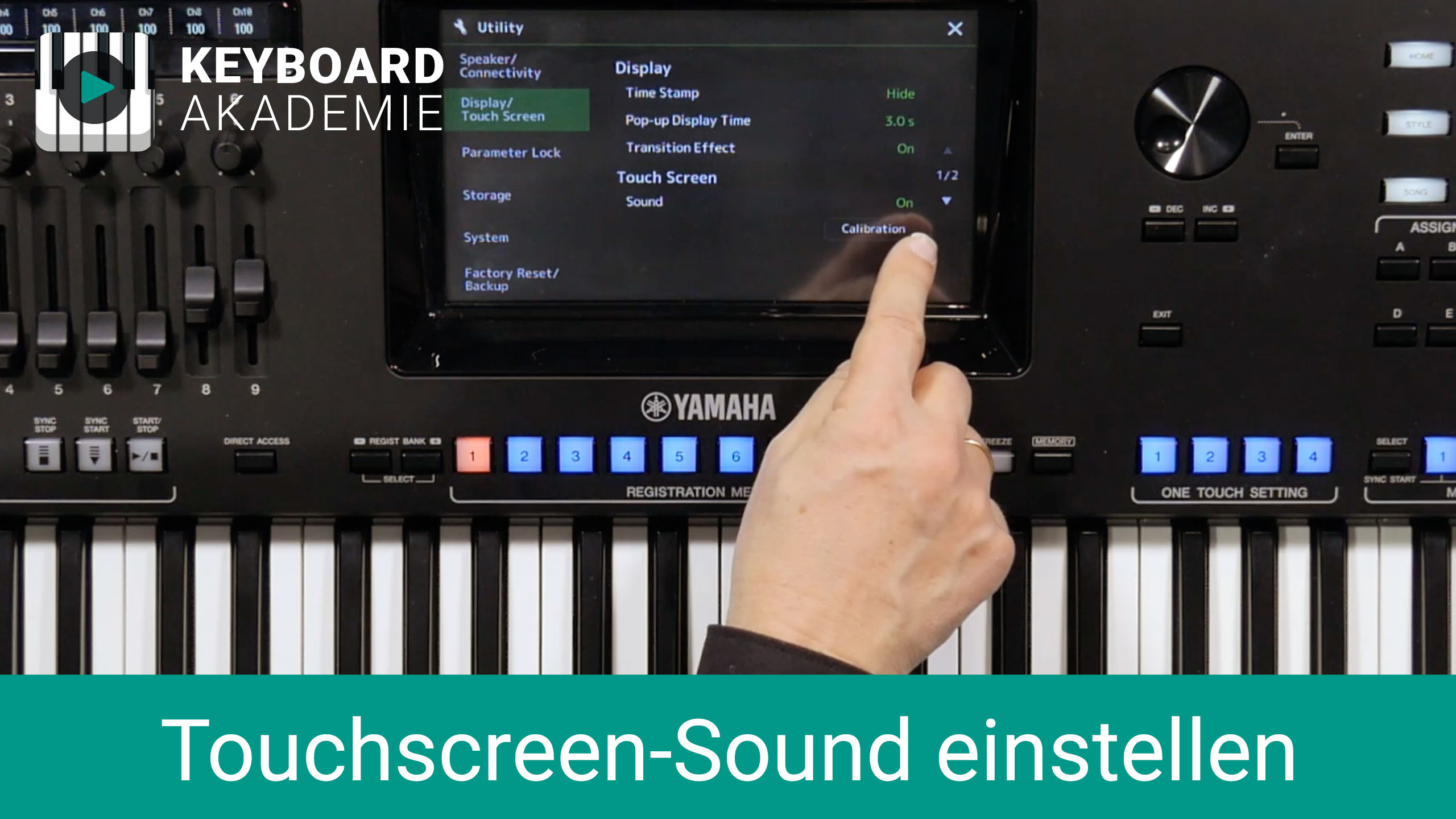 Den Touchscreen-Sound an- oder ausschalten | Genos | Power-Tipp
