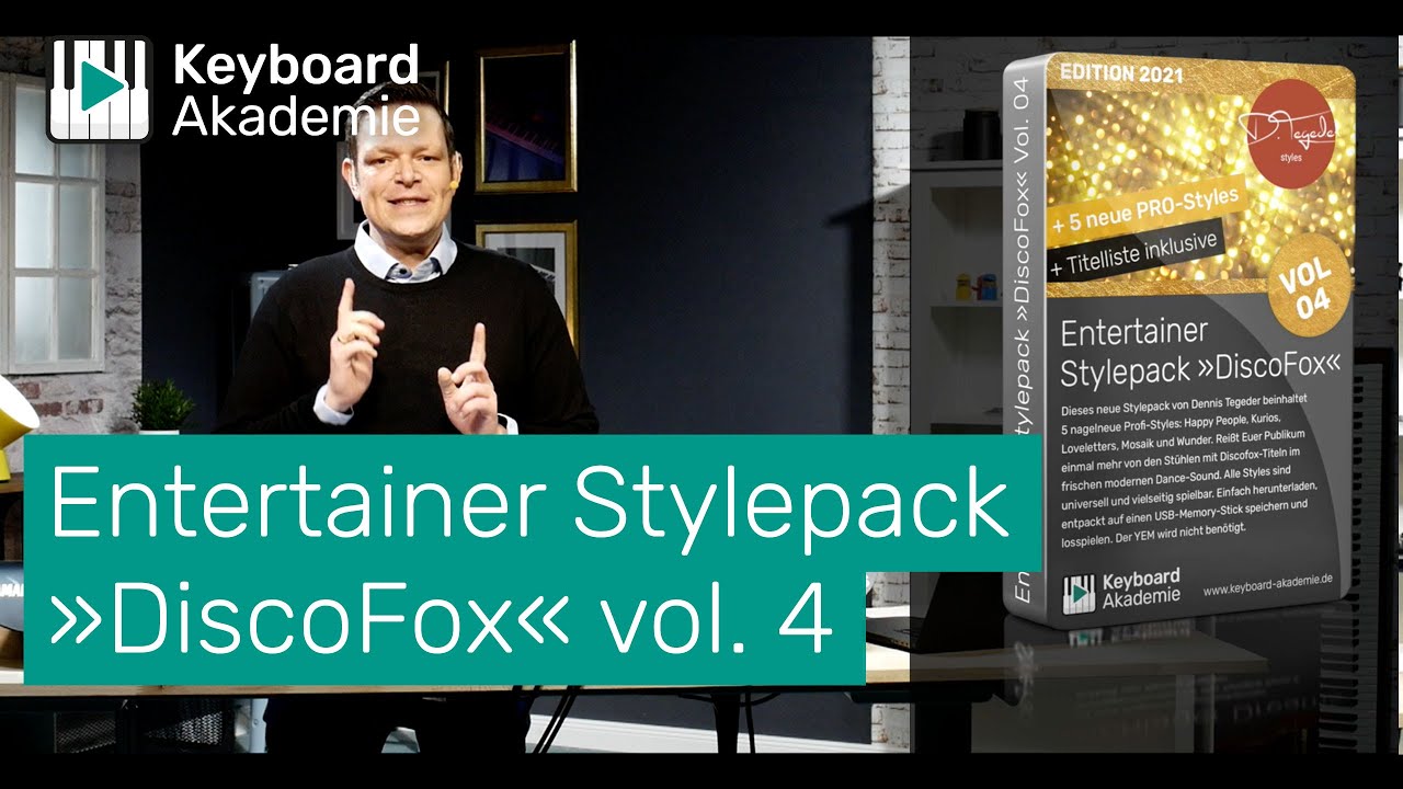 🤩 Entertainer Stylepack »DiscoFox« vol. 4 | Genos, Tyros, PSR-S970/975, PSR-SX900, SX700
