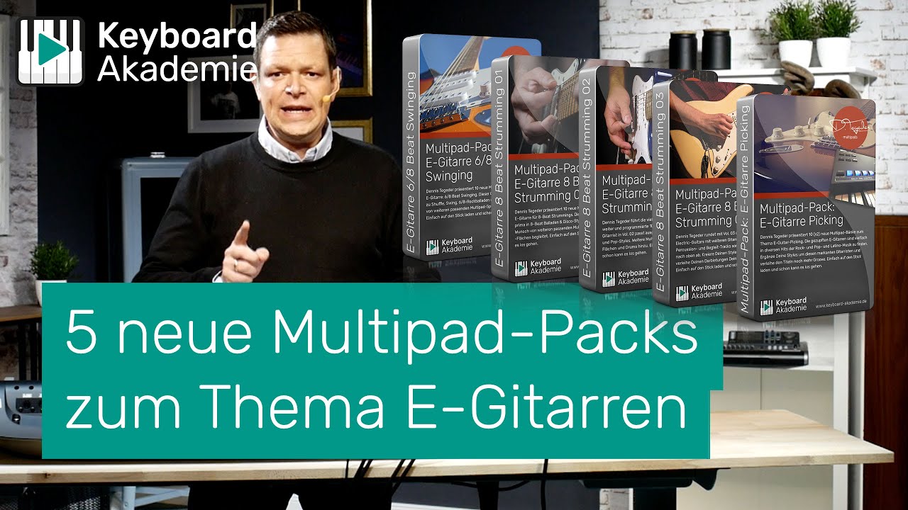 🎸 5 neue Multipad-Packs zum Thema E-Gitarren | Jetzt erhältlich! 🎸