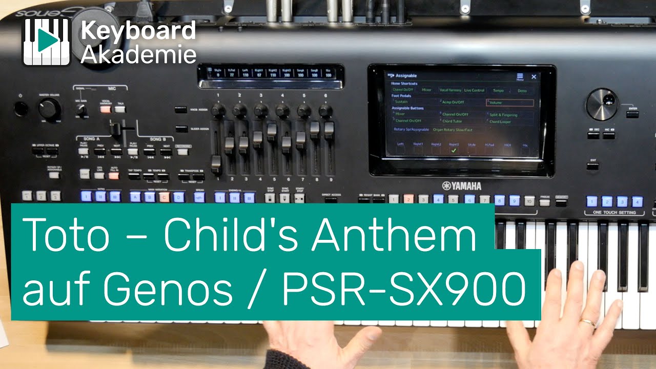 Toto – Child’s Anthem auf Yamaha Genos/SX900 (Teil 1) | Power-Tipp