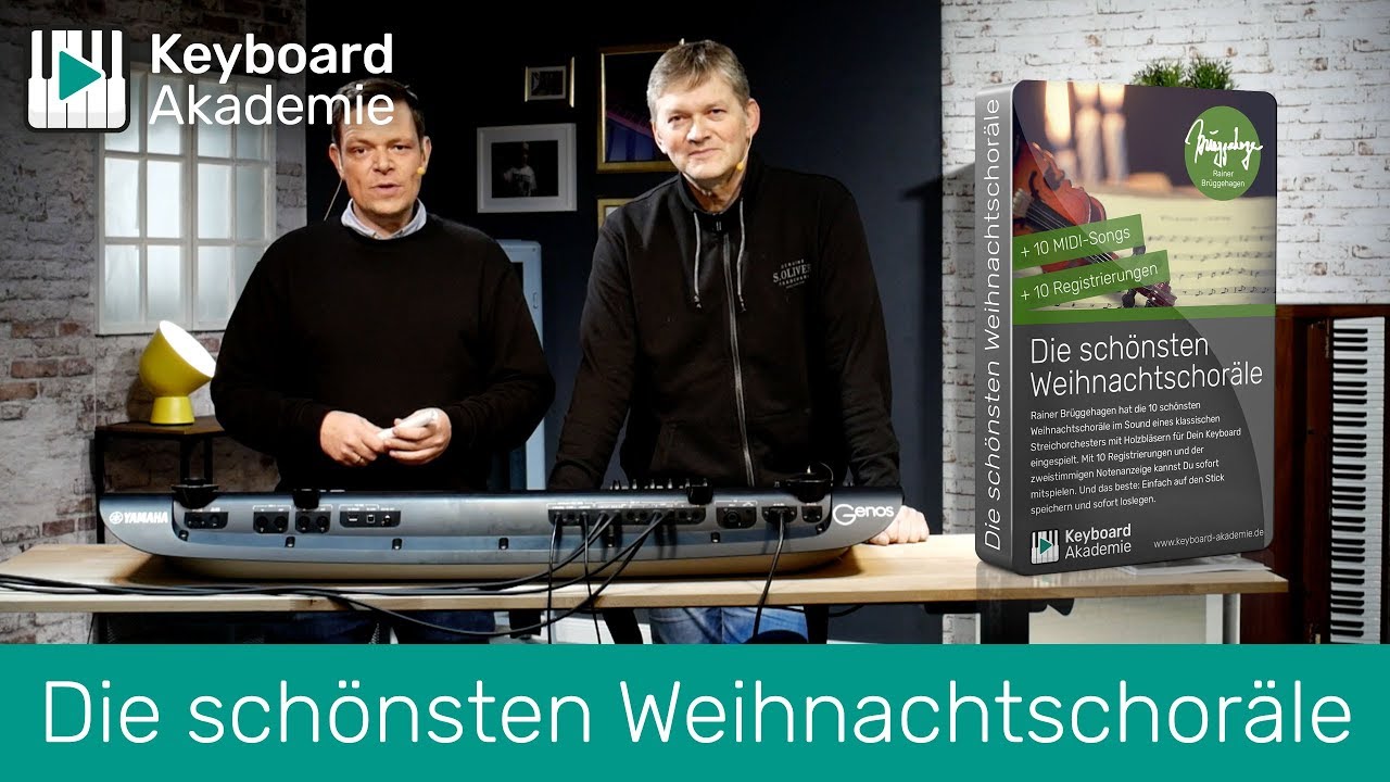Die schönsten Weihnachtschoräle | MIDI-Files | Registrierungen