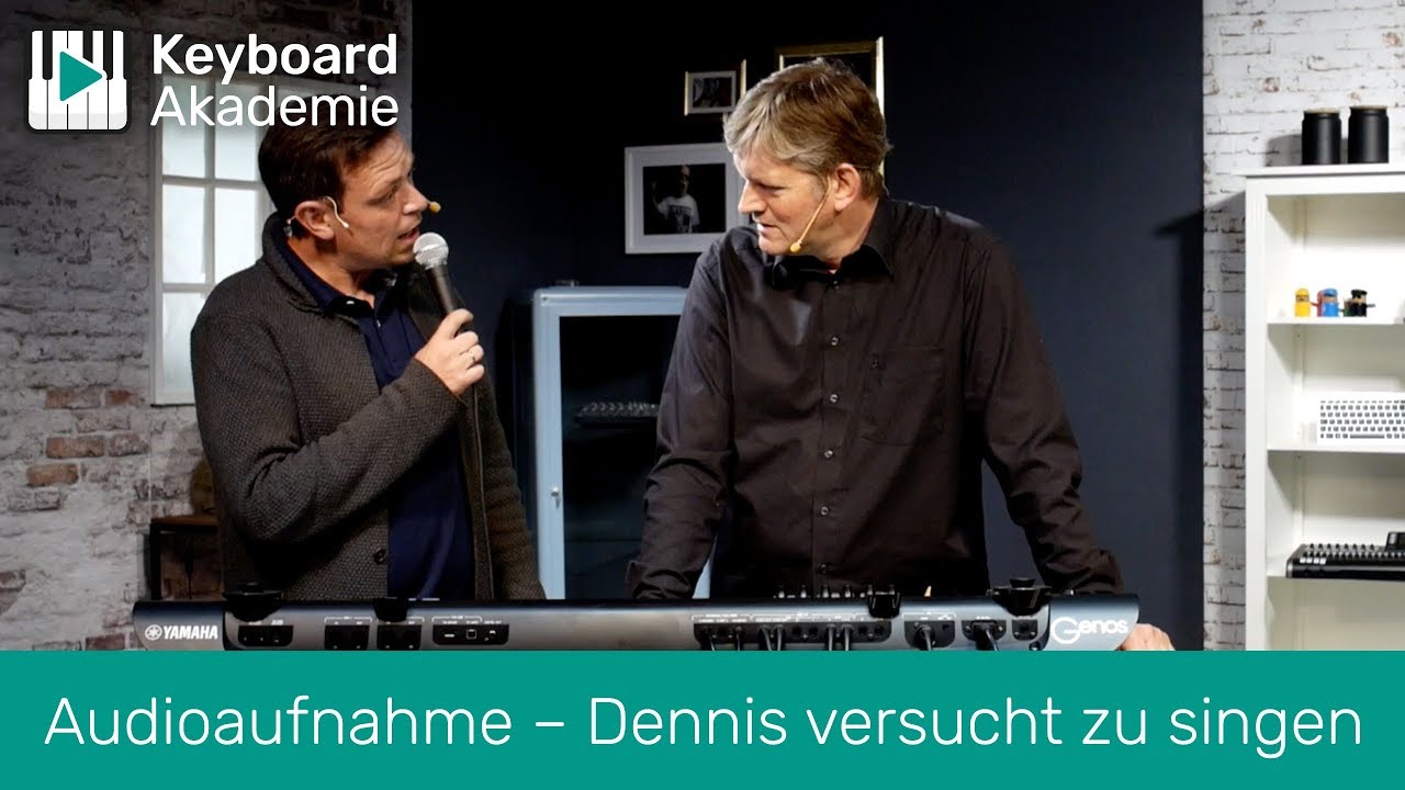 Audioaufnahme – Dennis versucht zu singen | Power-Tipp | Genos