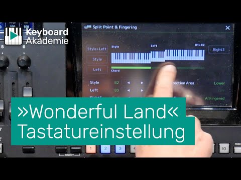 »Wonderful Land« Tastatureinstellung | Power-Tipp