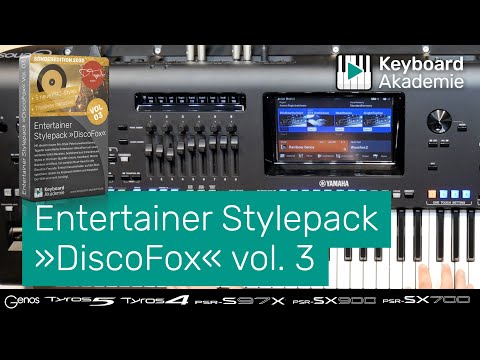 Entertainer Stylepack »DiscoFox« vol. 3 für GENOS/SX700/SX900/Ty4/Ty5/S970/S975
