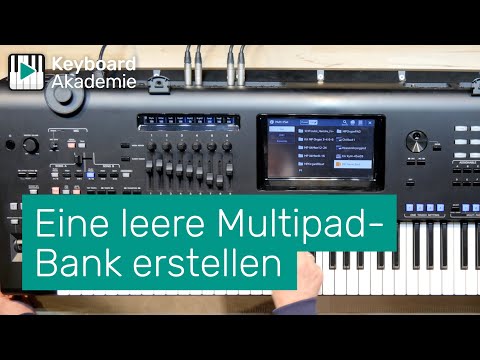 Eine leere Multibad-Bank erstellen | Power-Tipp | Genos / PSR-SX900 / SX700