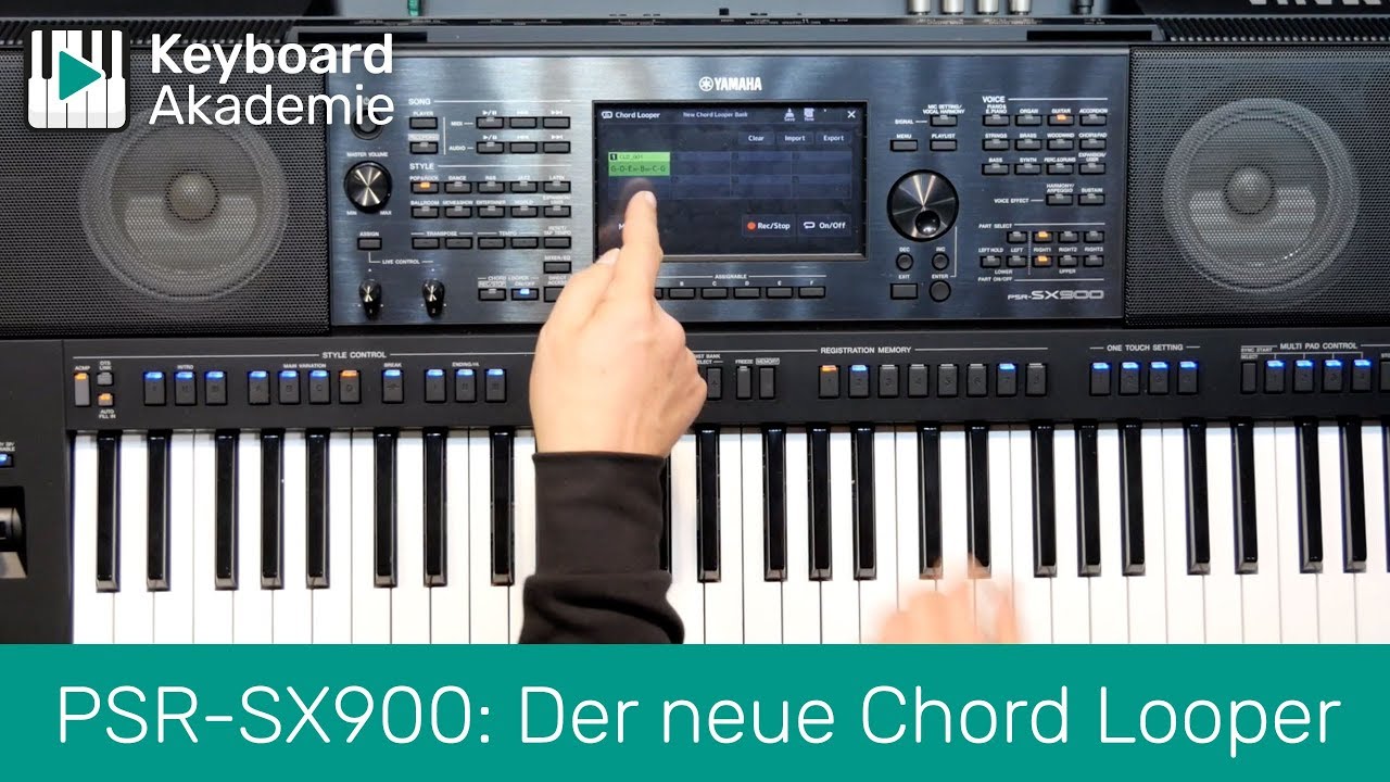 PSR-SX900: Der neue Chord Looper | Power-Tipp