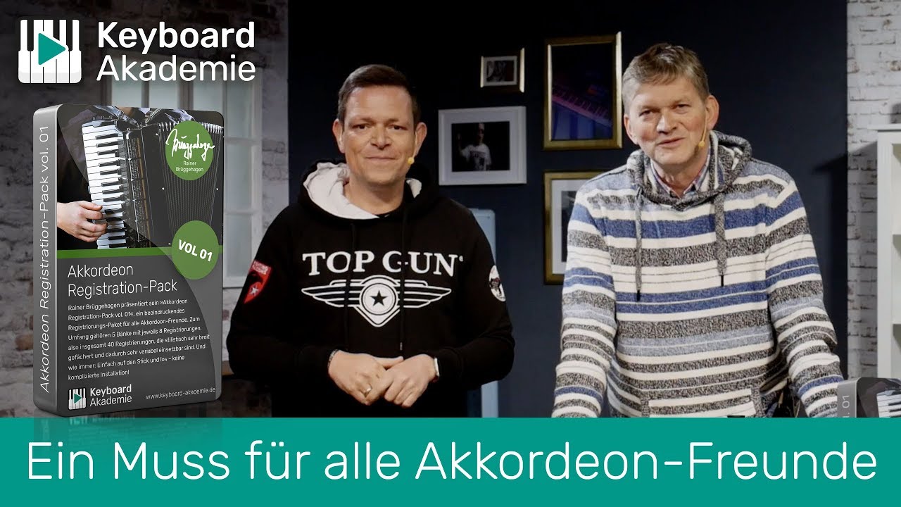 NEU: Das Akkordeon Registration-Pack vol. 01 | Ein Muss für alle Akkordeon-Freunde